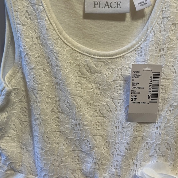 Children’s Place gorgeous little girl pastel dress size 3T - Picture 3 of 3